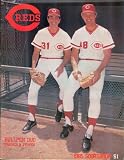 1985 Cincinnati Reds Scorebook: Cincinnati Reds vs. Los Angeles Dodgers, August 2, 1985, Game 1 (John Franco and Ted Power Cover)