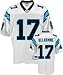 Jake Delhomme Jersey: Reebok White Replica #17 Carolina Panthers Jersey - Medium