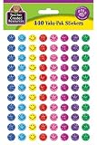 MINI HAPPY FACES SPARKLE STICKERS