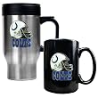 Indianapolis Colts 16oz Travel Mug & 15oz Ceramic Mug set - Helmet logo NFL Football