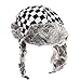 City Hunter Checkered Jacquard Trapper Bomber Cap Hat w/ Faux Fur
