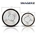 SNAGERZ Bathroom Drain Hair Stopper Strainers- Bathtub and Sink Drain 2 Sizes