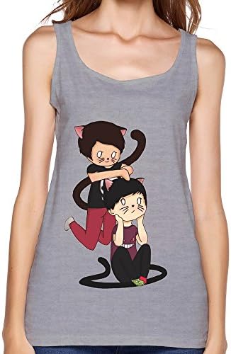 Marycel Women's Neko Dan Nd Phil Color Tank Top Gray M