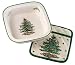 Spode Christmas Tree 10-Inch Square Baker with Potholder