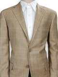Boy's Brown Windowpane Sportcoat