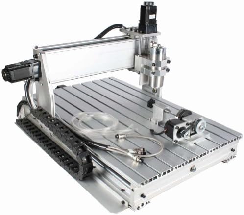 Sanven 4 Axis Router Engraver/engraving CNC 6040z Four Axis with 800w VFD Spindle and 1.5 Kw Inverter Pcb's Drilling and Milling Machine Professional