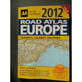 AA (Automobile Association) 2012 Road Atlas of Europe - Europes Clearest Mapping with Multi Language