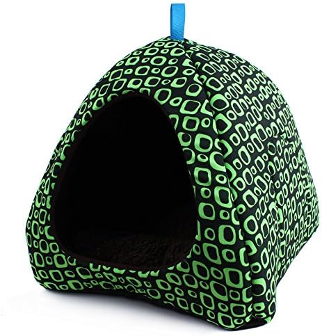 Rachel Pet Products Smooth Soft Dog Cat Pet House - Green / Small