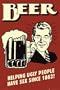 Beer - Poster (Beer - Helping Ugly People Have Sex Since 1862!) (Size: 24" x 36")