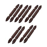 uxcell　スクリュードライバービット　銅赤　メタル　磁気　10個　6mm