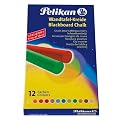 Pelikan 701367 Wandtafelkreide 745/12, 12 x 12 x 90 mm, farbig sortiert