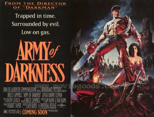 Army of Darkness Movie Poster (11 x 17 Inches - 28cm x 44cm) (1993) Style B -(Bruce Campbell)(Embeth Davidtz)(Marcus Gilbert)(Ian Abercrombie)(Richard Grove)(Michael Earl Reid)