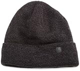 Isotoner Men's Solid Knit Cuff Hat,Black,One Size