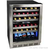 45 Bottle Built-In Dual Zone Wine Refrigerator Cellar