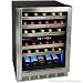 45 Bottle Built-In Dual Zone Wine Refrigerator Cellar