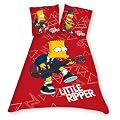 Belltex 429-SIMP-DBO9(D) Bettw�sche The Simpsons Little Ripper 135 x 200 + 80 x 80 cm