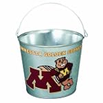 NCAA Minnesota Golden Gophers 5-Quart Galvanized Pail