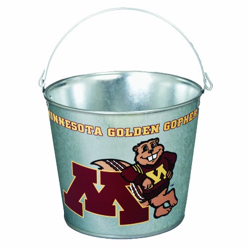 NCAA Minnesota Golden Gophers 5-Quart Galvanized Pail