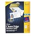 Avery Ink Jet Clean Edge, White Glossy Business Cards