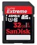 SanDisk Extreme - Tarjeta de memoria de V�deo HD 32 GB