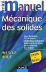 Mini manuel de m�canique des solides