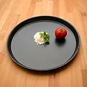 GRÄWE Pizzablech rund 28 cm aus Blaublech, schwere PROFI-Qualität,  DEUTSCHES PRODUKT