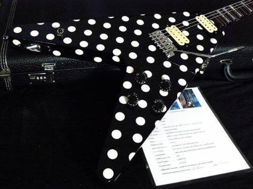 GMW Guitar Works "Randy Rhoads" Polka Dot V