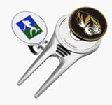 Missouri Tigers Divot Tool Hat Clip with Ball Marker (Set of 2)