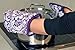 DII Quilted Kitchen Oven Mitt & Potholder Set, Hanging Loop for Convenient Storage, OM 6.5x12/PH 8x8.5, Eggplant Damask Print, 2 Piece