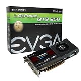 EVGA 01G-P3-1156-TR Geforce GTS 250 Superclocked 1024 MB DDR3 PCI-Express 2.0 Graphics Card