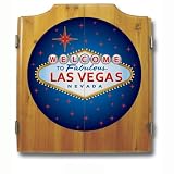 Trademark Global Las Vegas Dart Cabinet Darts Board