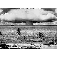 Atomic Bomb Mushroom Cloud Photo Print Poster - 40x60