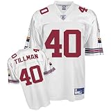Reebok Arizona Cardinals Pat Tillman Replica White Jersey (S-5XL) XX Large