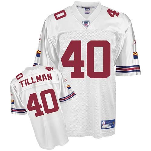 Reebok Arizona Cardinals Pat Tillman Replica White Jersey (S-5XL) Large