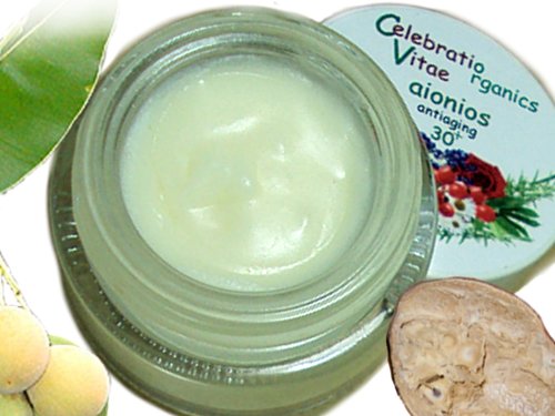 AIONIOS 30+ Organic Anti Aging Cream. Rosehip, Argan,