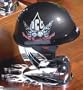Orange County Choppers BLack 1/2 Scale Replica Helmet with OCC Dice Logo 1/2 Die Cast Collectible