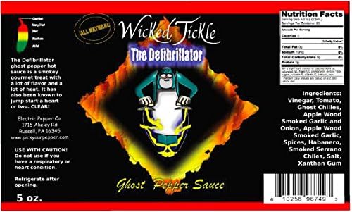 Wicked Tickle Hot Sauces (The Defibrillator)