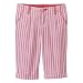 Girls' Mossimo® Pleated Striped Capri Pants - Strawberry Pink