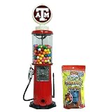Texas A&M Aggies NCAA Red Retro Gas Pump Gumball Machine