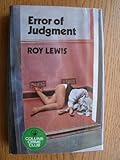 Error of judgement