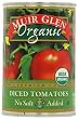 Muir Glen Organic Diced Tomatoes, No Salt, 14.5-Ounce Cans (Pack of 12)
