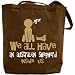 Canvas Tote Bag Brown  We All Have A Australian Shepherd Inside Us !  Dog