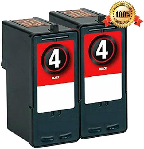 Remanufactured Ink Cartridge Replacements for Lexmark 4 18C1974 Black Ink Cartridge Compatible With Lexmark X2690, X3690, X4690, X5690, X6690, Z2390, X2490 (2 Black)