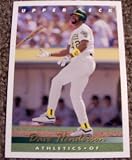 1993 Upper Deck Dave Henderson # 607 MLB Baseball Card