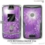 Razr V3 Stardust Purple Tattoo Skin for Motorola Razor by TuneTattooz