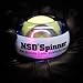 NSD Power Winners Lit Spinner Gyroscopic Wrist and Forearm Exerciser Featuring Digital LCD Counter and LED Light, Purple