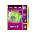 Avery  Big Tab Insertable Plastic Dividers,  8-Tab Set, 1 Set (11901)
