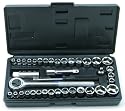 Rolson Tools 36109 40 piece Socket Set 1/4" & 3/8"