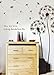 Sangu Love Dandelion Fly Removable Mural Wall Stickers Wall Decal for Home Decor