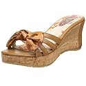 Two Lips Women's Plum Wedge Slide